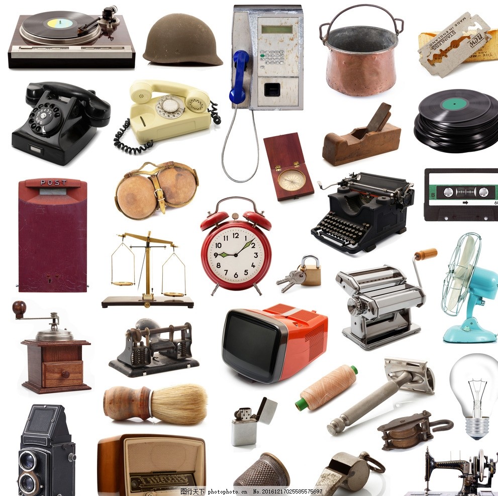 復(fù)古九十年代生活用品高清